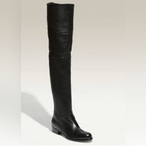 Jimmy Choo Ernest over the knee boot 37.5 black gently worn